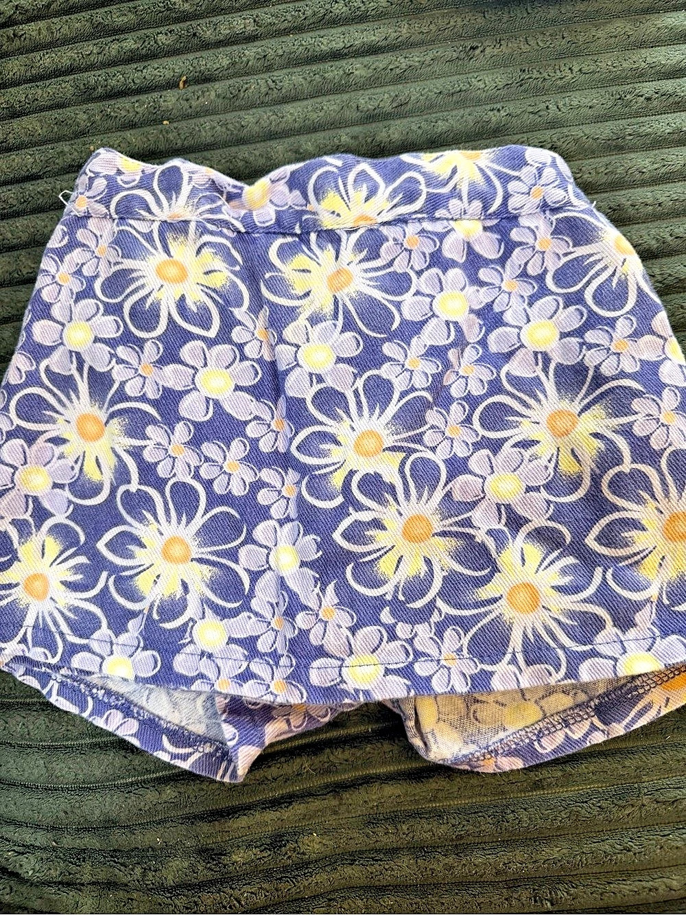 Vintage Disney Girls Floral Skort Size 4T